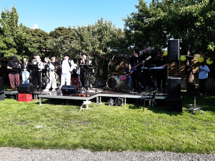 Falkenbergs Fontänhus Sommarfest Scen